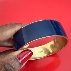 J. Crew Midnight Blue and Gold Bracelet